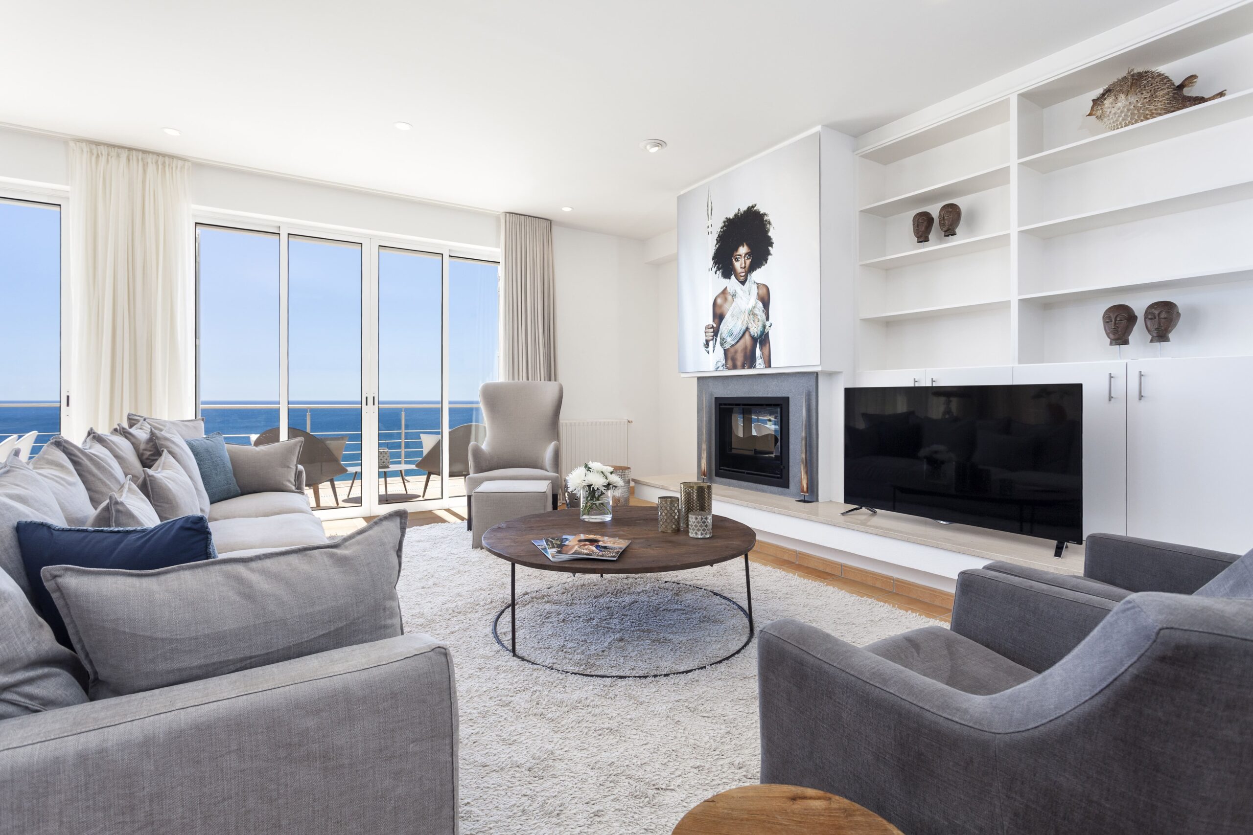 Villa Mar a╠Ç Vista - Living room